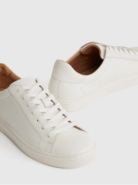 Quince 100% Leather Everyday Sneaker White size 10